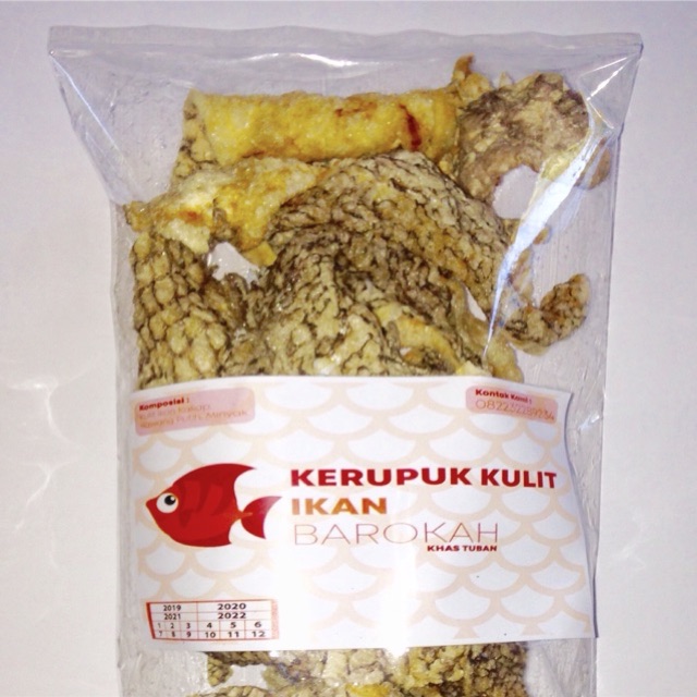 

Kerupuk Kulit Ikan Kakap Barokah