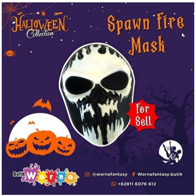 Topeng Spawn Fire /Spawn movie/Horrorfilm