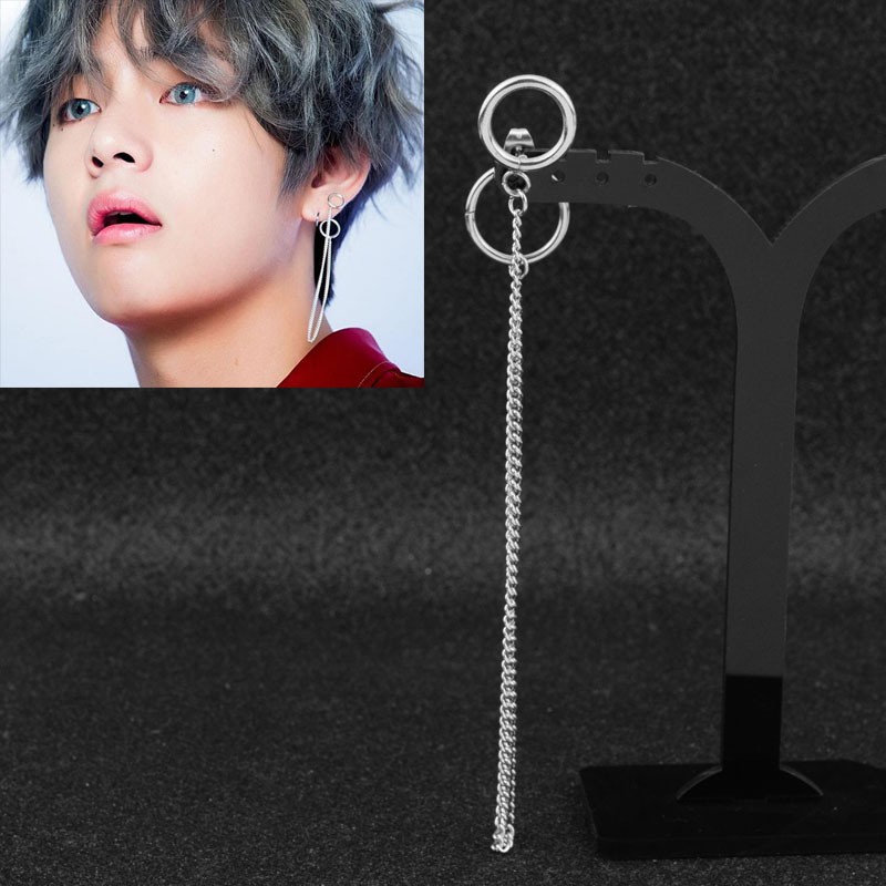 Anting Tusuk Model Kpop Bts Bangtan Boys V Untuk Wanita Shopee Indonesia