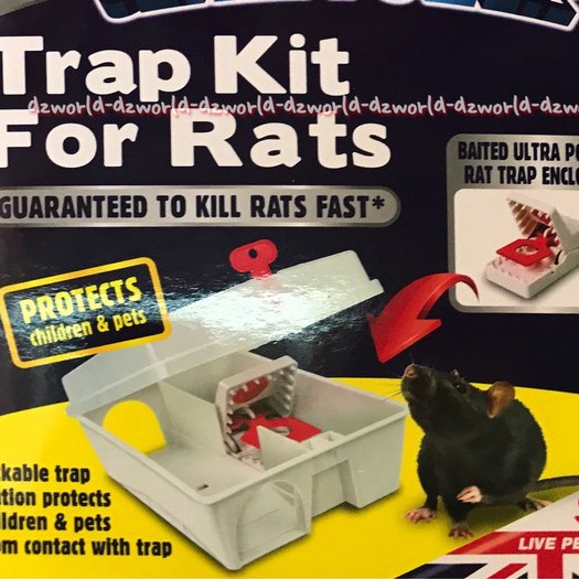 Big Cheese Trap Kit For Rats Ultra Power Perangkap Tikus Praktis Siap Pakai