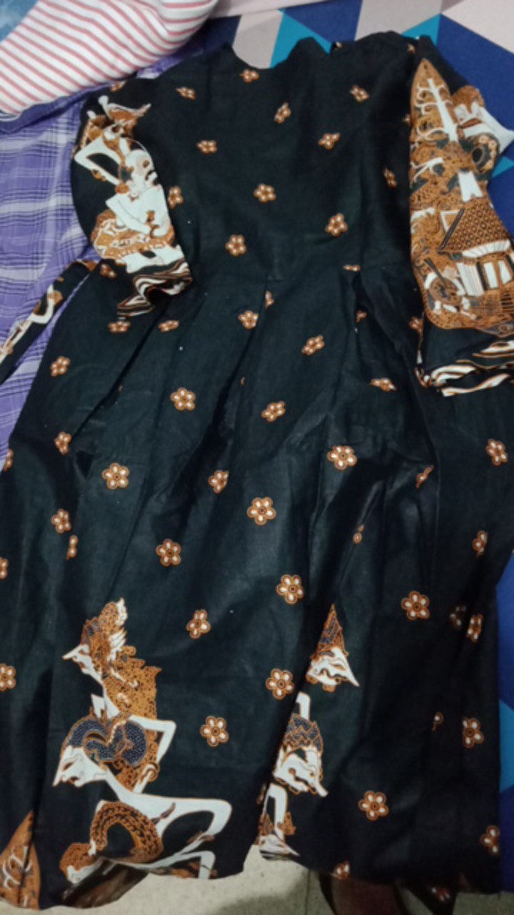 Gamis Batik (cod) Manggar Gamis Batik Pesta Model Terbaru 2020 Ada Gamis Jumbo