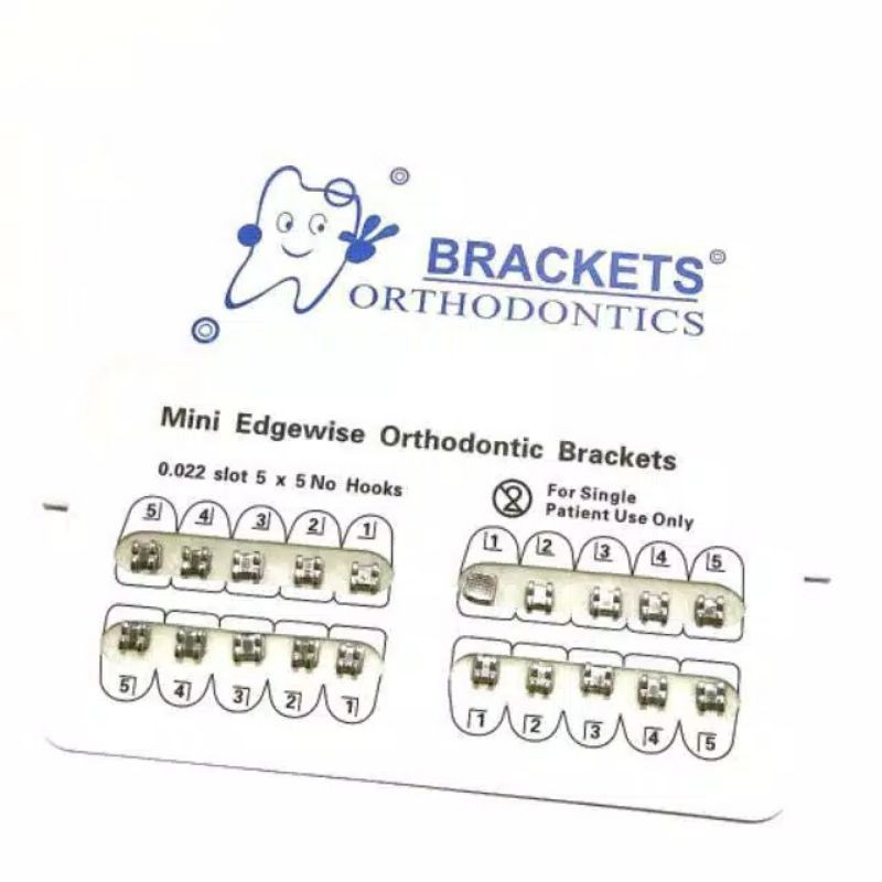 BRACKET AMPLOP BIRU / BRACKET BEHEL / BRACKET ORTHODONTICS / BRACKET BEHEL MURAH