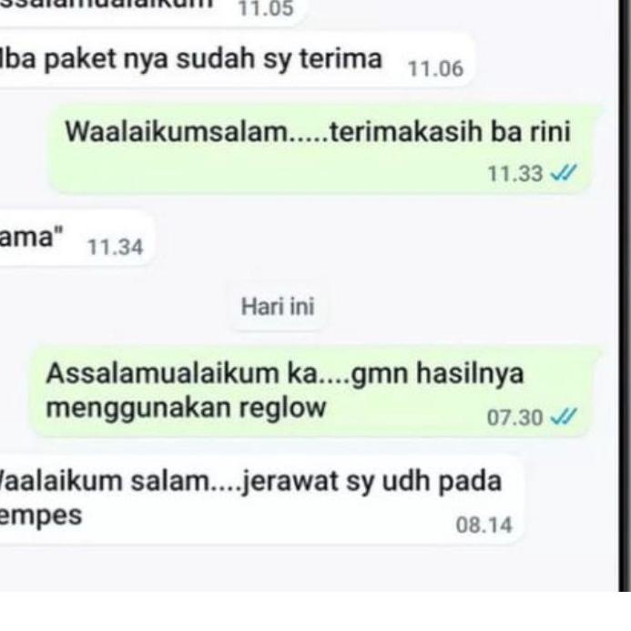 Reglow skincare / skincare Reglow / original reglow 1 paket free gold mini