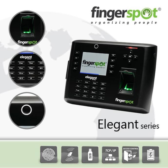 Buruan Beli] Mesin Absensi Fingerprint Fingerspot New Elegant Series