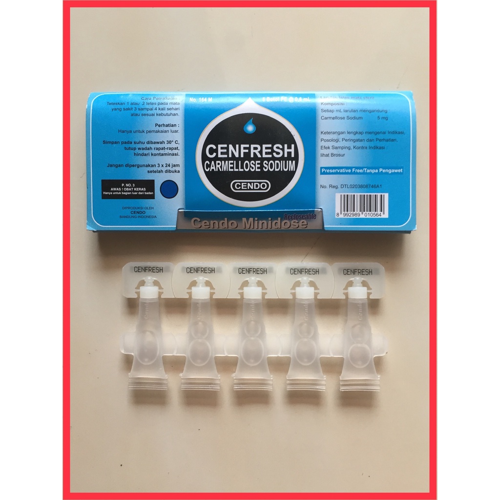 Cendo Cenfresh Minidose tetes mata steril