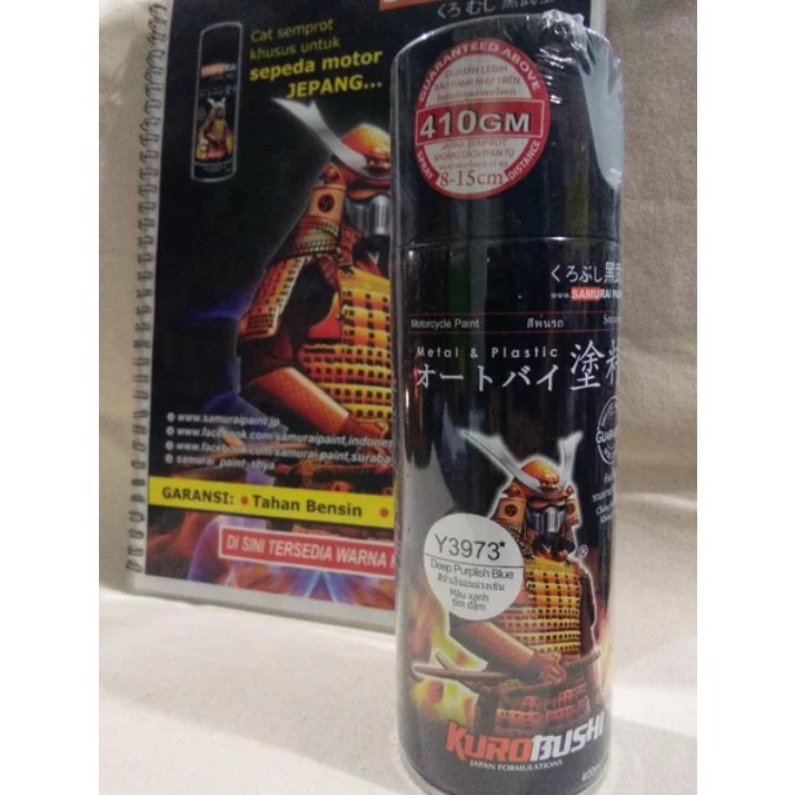 cat semprot Spray SAMURAI biru yamaha kode Y3973 Super Seller