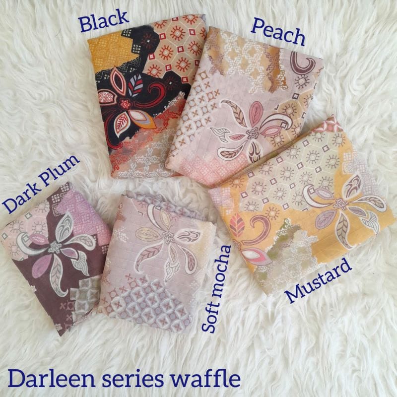 Hijab segiempat motif IMAH SCARF by HALIMAH-Hijab printing chiffon viney