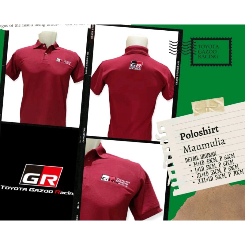 POLOSHIRT TOYOTA GR