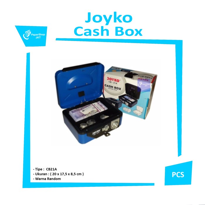 

File-Box- Cash Box - Joyko - Cb21A (20 X 17,5 X 8,5 Cm) -Box-File.