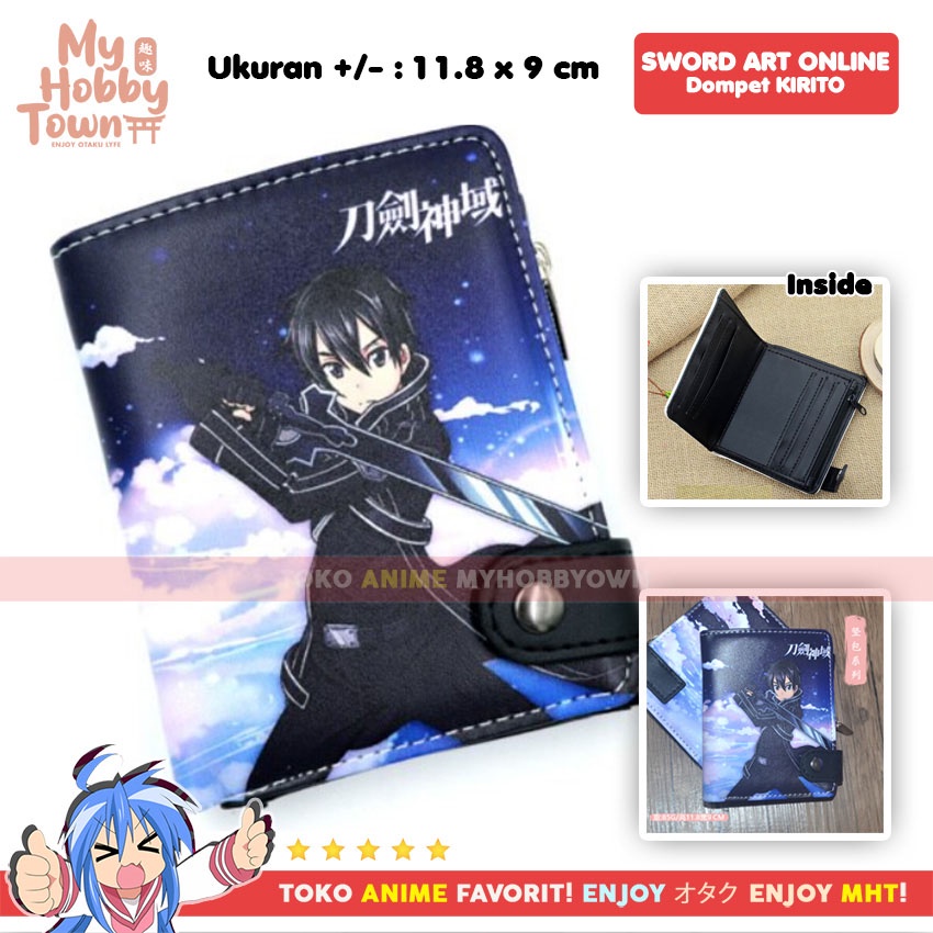 Dompet Anime Game Sword Art Online : Kirito Kazuto Kirigaya