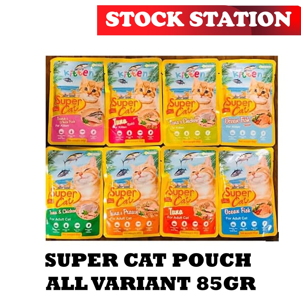 SUPER CAT Pouch 85gr All Varian