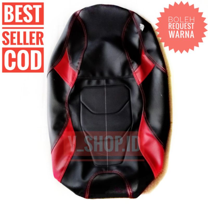Sarung Kulit Jok Custom Yamaha Fino 125 Modif Eropa Terbaru