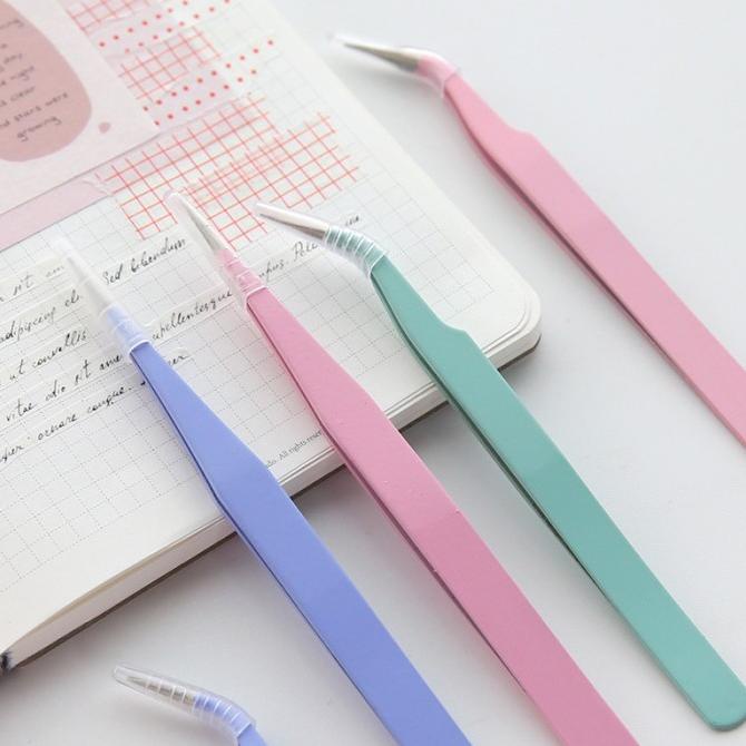 

imoda 1 PC Macaron Warna Penjepit Pita Stiker Alat Tulis Sekolah Alat