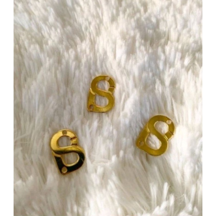 PREMIUM Label buttonscarves plat titanium label hijab