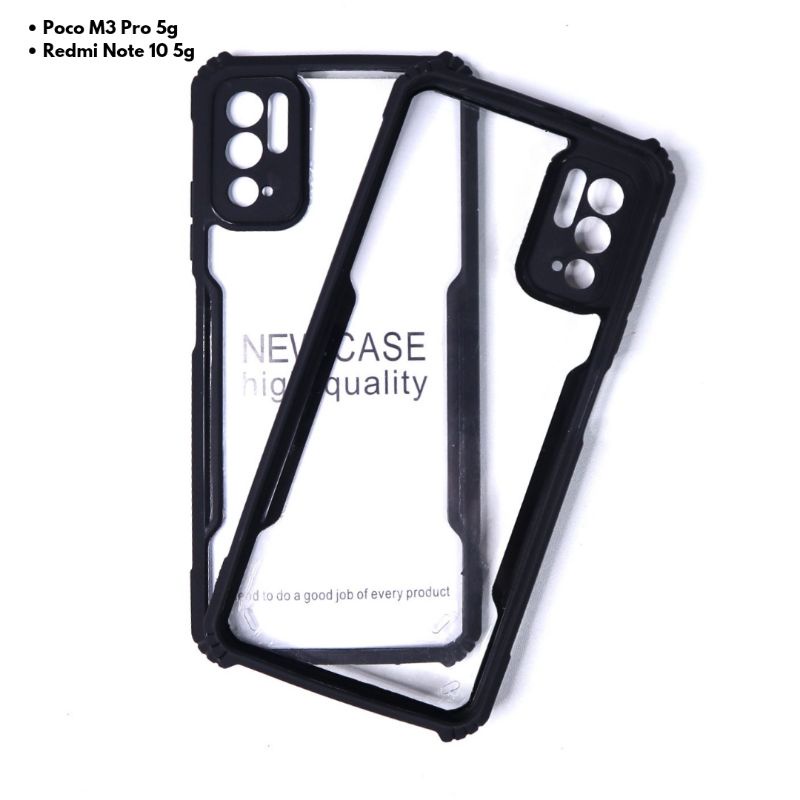 POCO F3 M3 Pro 5g - Hard Case Casing Hardcase Hybrid Transparant Clear Acrylic