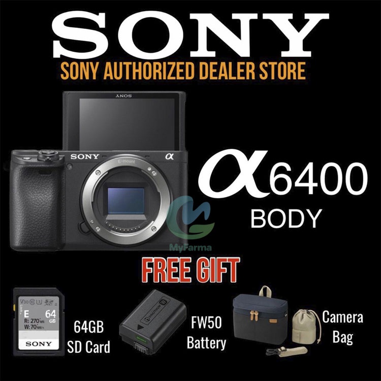 Sony Alpha a6400 / Sony a6400 / a6400 Mirrorless Camera Body Only