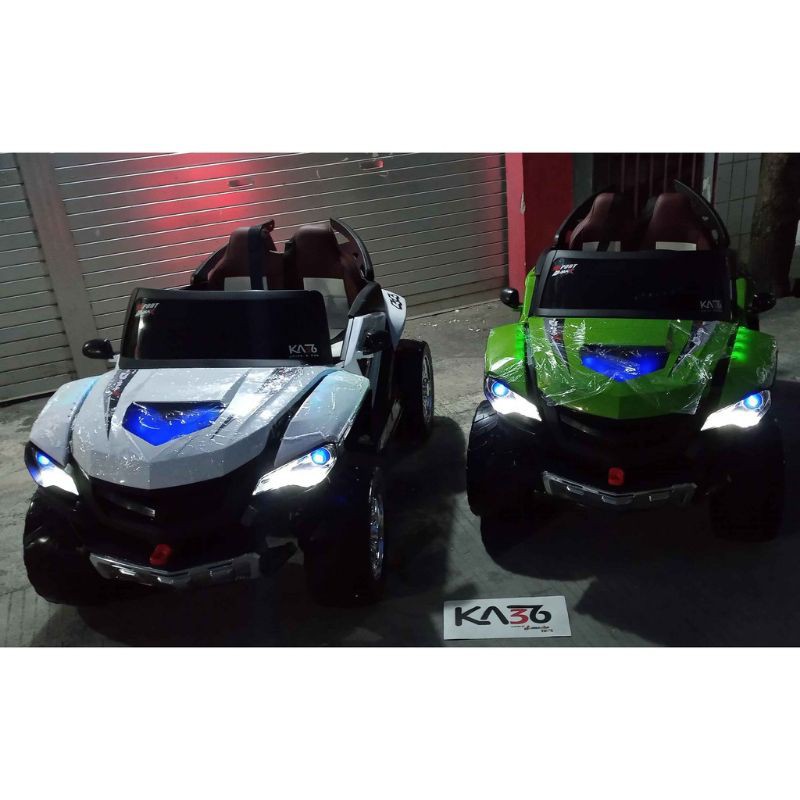 MOBIL AKI ANAK MORKIDZ JEEP 6678 AKI 12VOLT~MAINAN MOBIL AKI ANAK