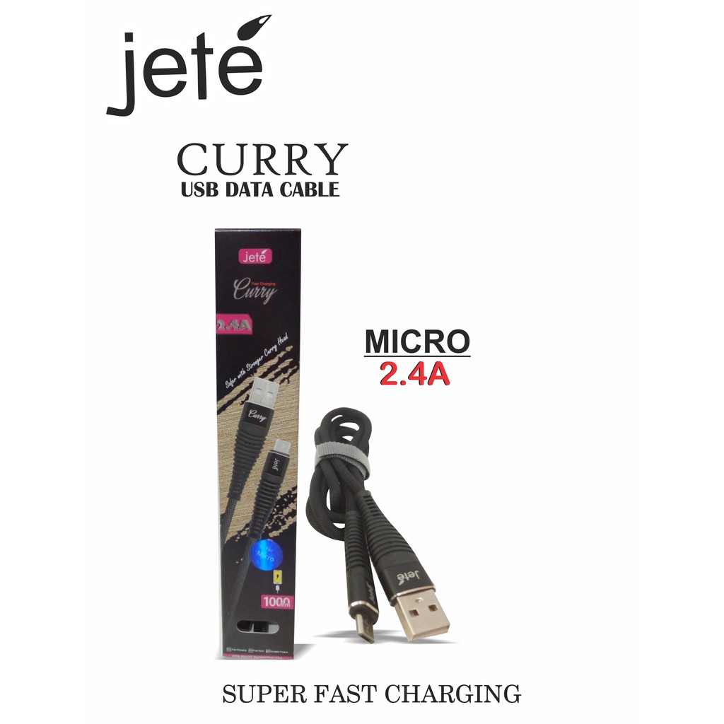 KABEL JETE CURRY  MICRO 2.4A PACKING