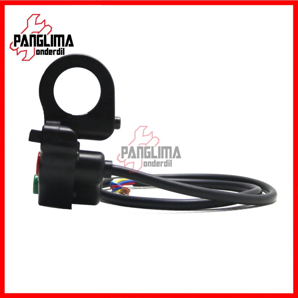 Handel Switch Kiri-Left Universal-Semua Jenis Motor Handle-Hendle-Hendel-Holder Saklar Lampu Depan Dim-Sen-Sein-Klakson