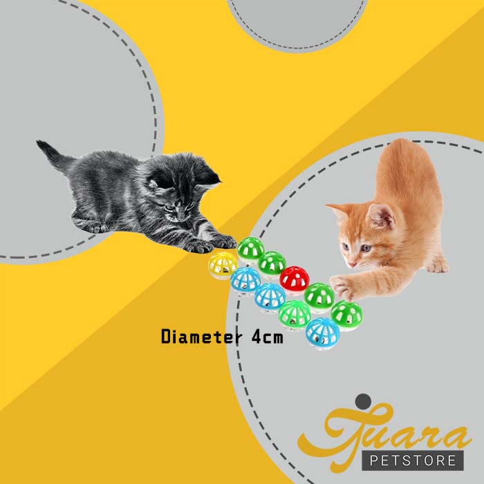 Mainan Kucing Kerincingan Cat Toys Kitten Bola Kerincing