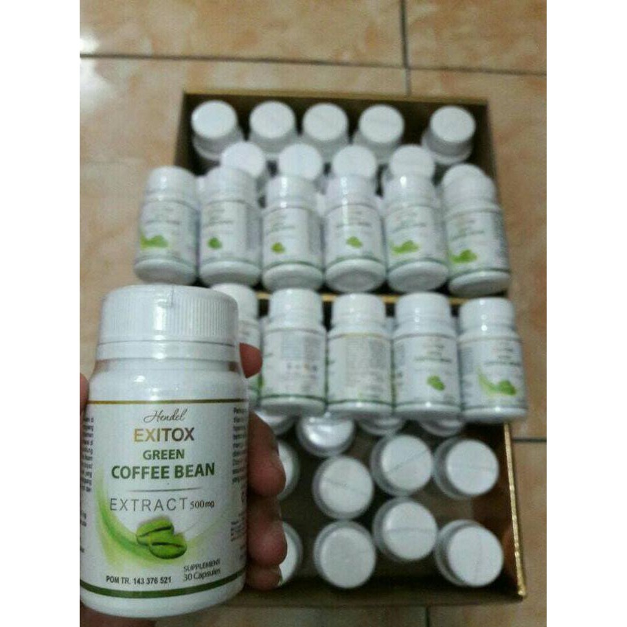 Diet Original-Asli-K741R9W- Hendel Exitox Green Coffee Bean Obat Pelangsing Obat Diet Herbal Sehat