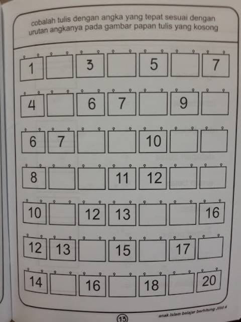 Paket Anak Islam Belajar Berhitung 4 Jilid Buku Berhitung Tk Shopee Indonesia