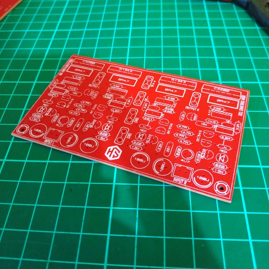 PCB OCL simetris stereo Mod