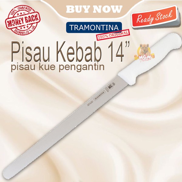 Made in Brazil Tramontina Kebab Knife 14in Pisau pengantin 36cm