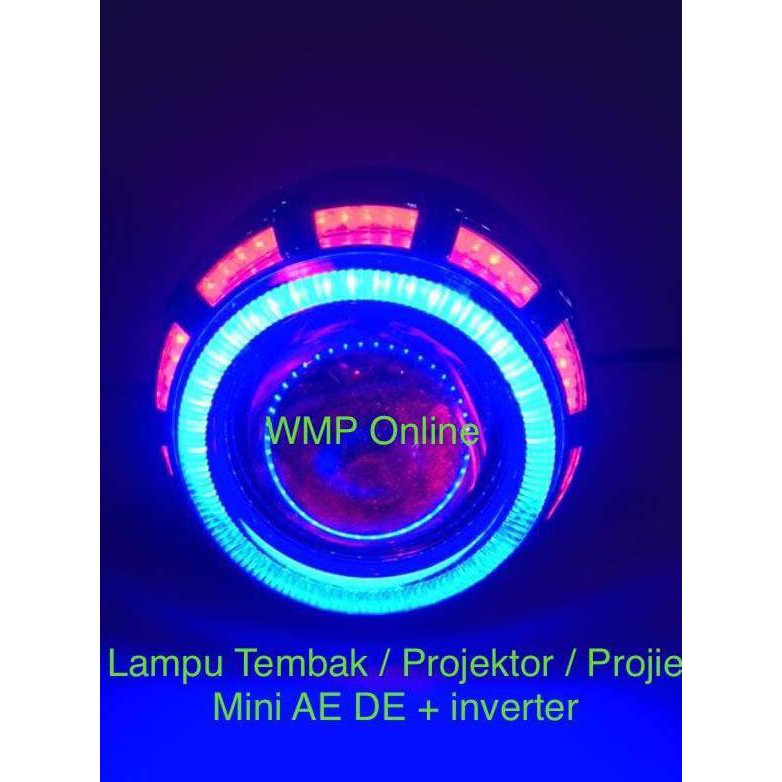 Sale Lampu Tembak / Projektor / Projie Mini Ae De + Inverter V-Series Terbaru
