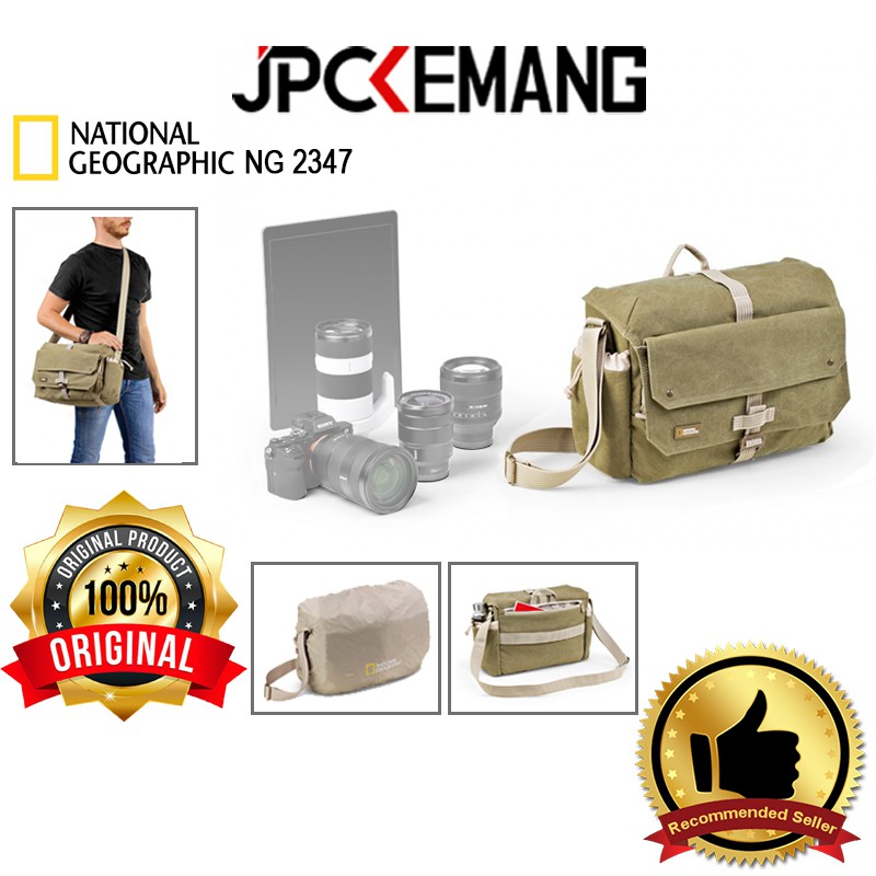 National Geographic NG 2347 Messenger Bag Tas Kamera Natgeo NG2347 Original