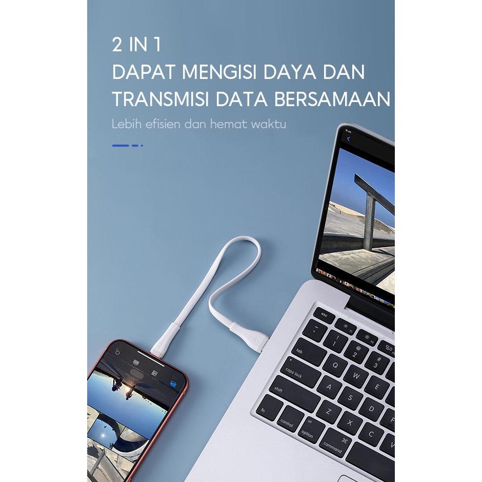 Kabel Data Type C Vivan SC30S SC100S SC200S 2.0A FAST CHARGING Kabel Casan Tipe C Kabel Type-C Power Bank