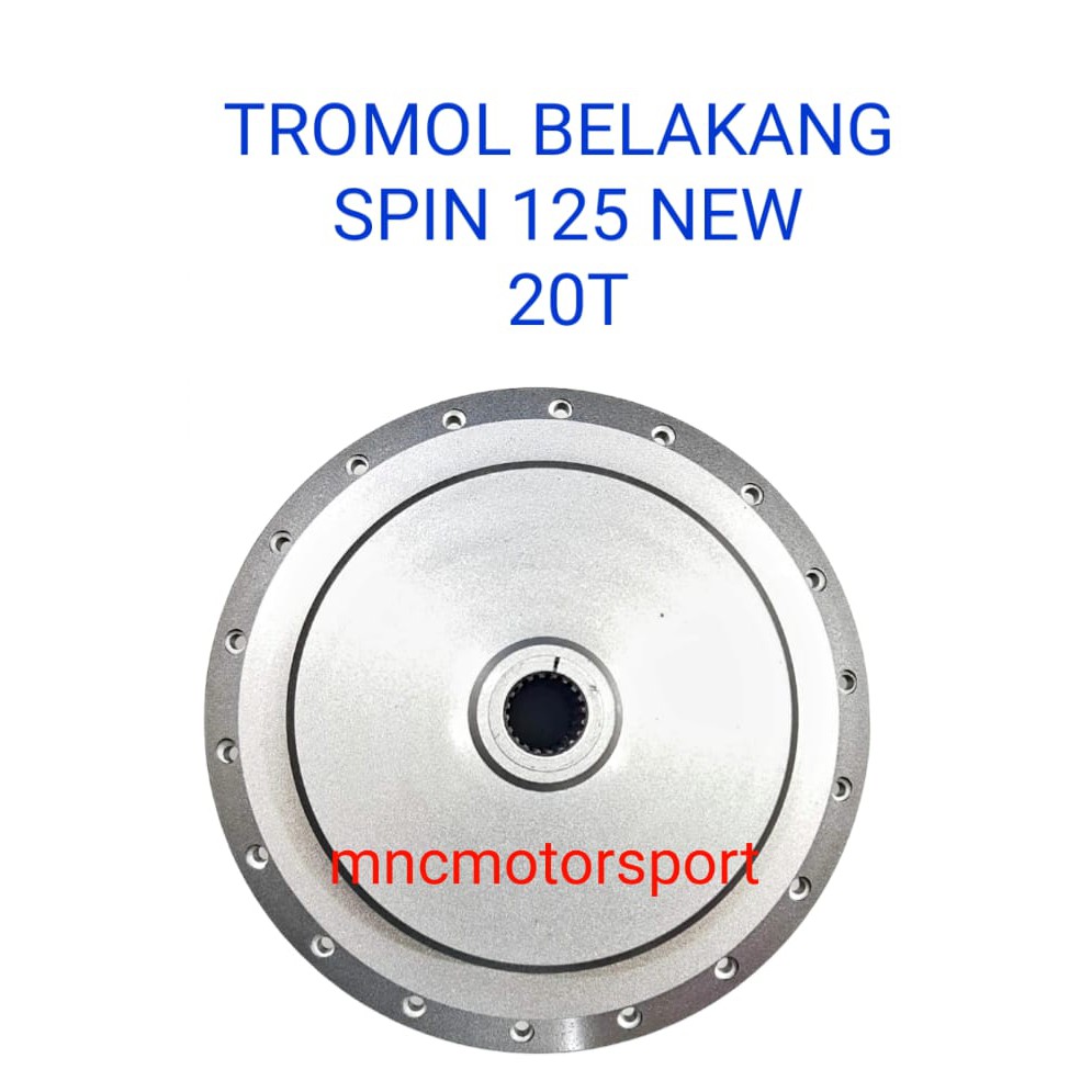 TROMOL BELAKANG SPIN 125 NEW 20 T SKYWAVE SKYDRIVE HAYATE TEBAL