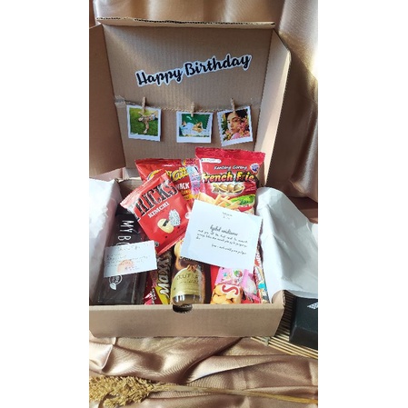 

GIFT BOX SNACKBOX / SNACK BOX Valentine Darling Treat Graduation Birthday Murah Meriah