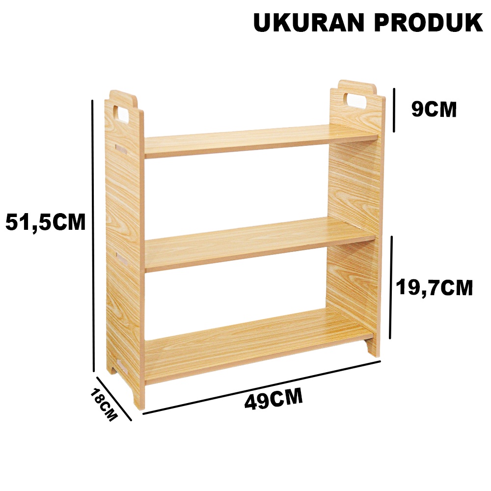 Rak Sepatu Susun Serbaguna Minimalis Shoe Rack MDF - LC047