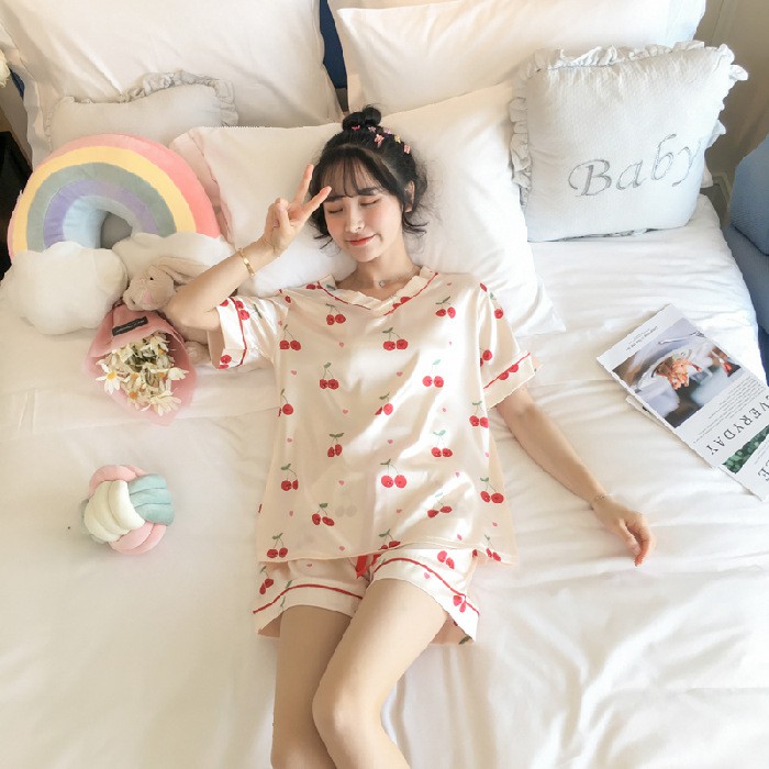 Baju tidur piyama untuk wanita bahan import harga murah BTB003