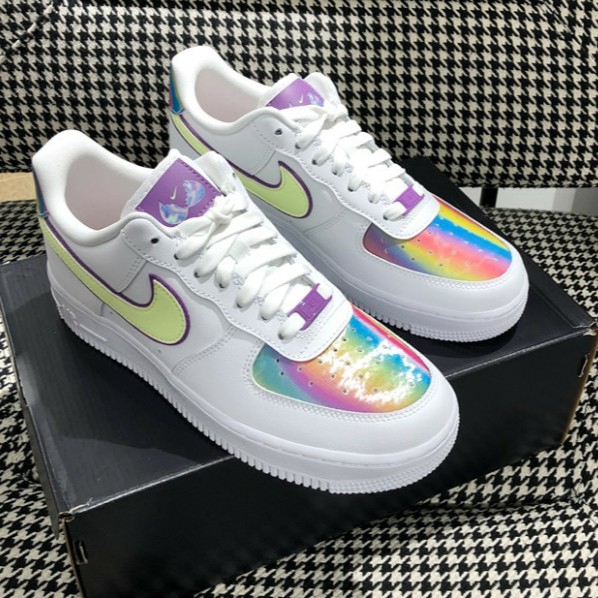  Sepatu  Sneakers Olahraga Model Nike  Air Force 1 Af1 Easter 