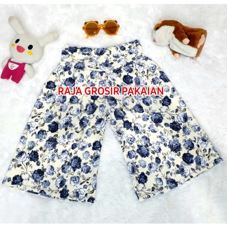 Celana Kulot Anak 3/4 Motif Murah Estimasi 2-12 Tahun