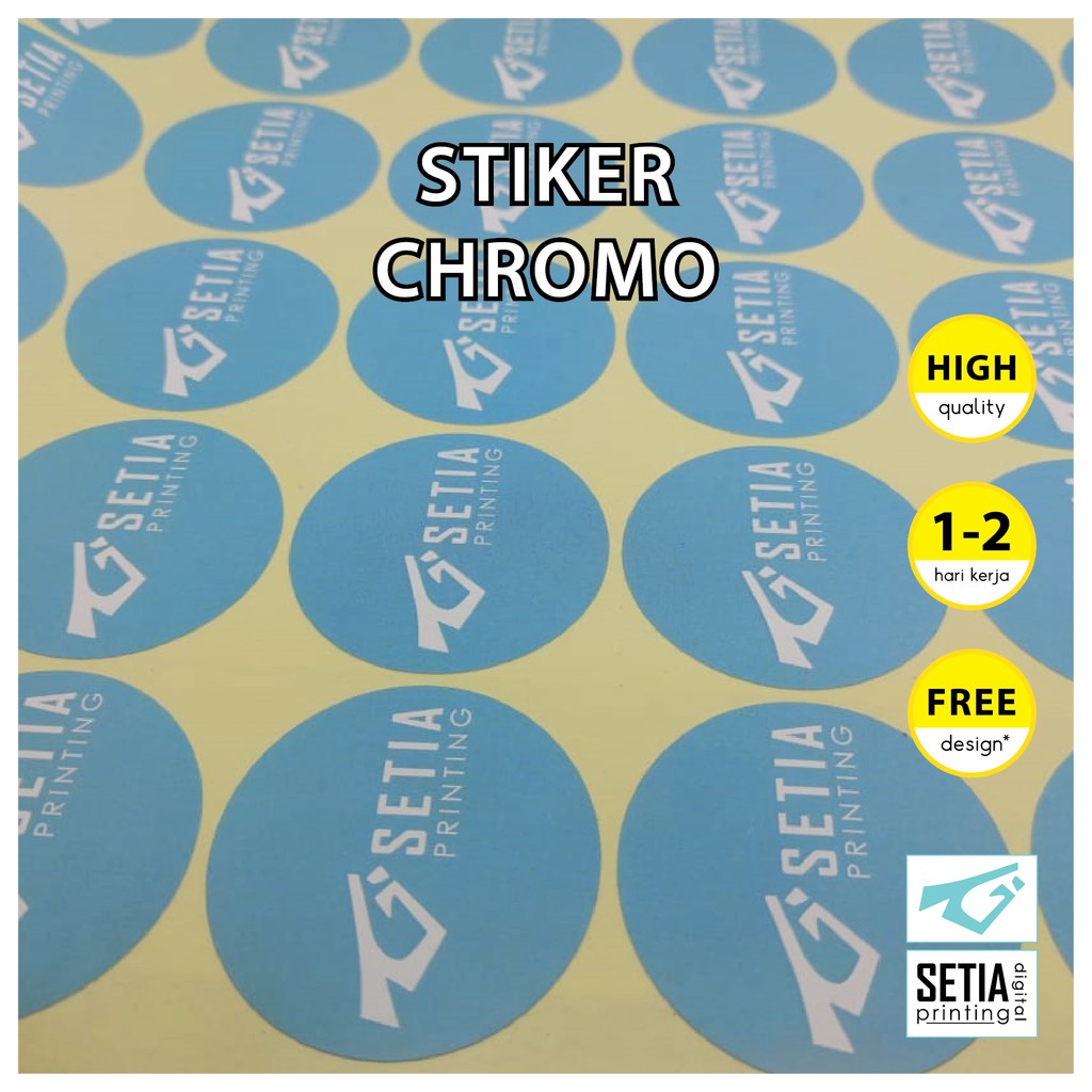 

SDP CETAK STIKER LABEL KEMASAN PRODUK HIGH QUALITY UKURAN 2-5 CM - TIDAK WATERPROOF