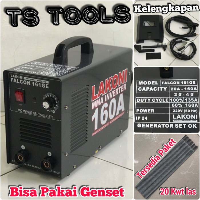 Mesin Las Inverter Lakoni Falcon 161GE / 161 GE