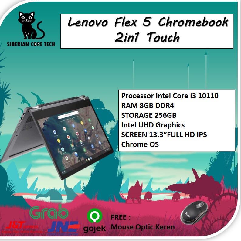Lenovo Flex 5 13 2IN1 TOUCH Chromebook i3 10110 8GB 256GB W10 13.3