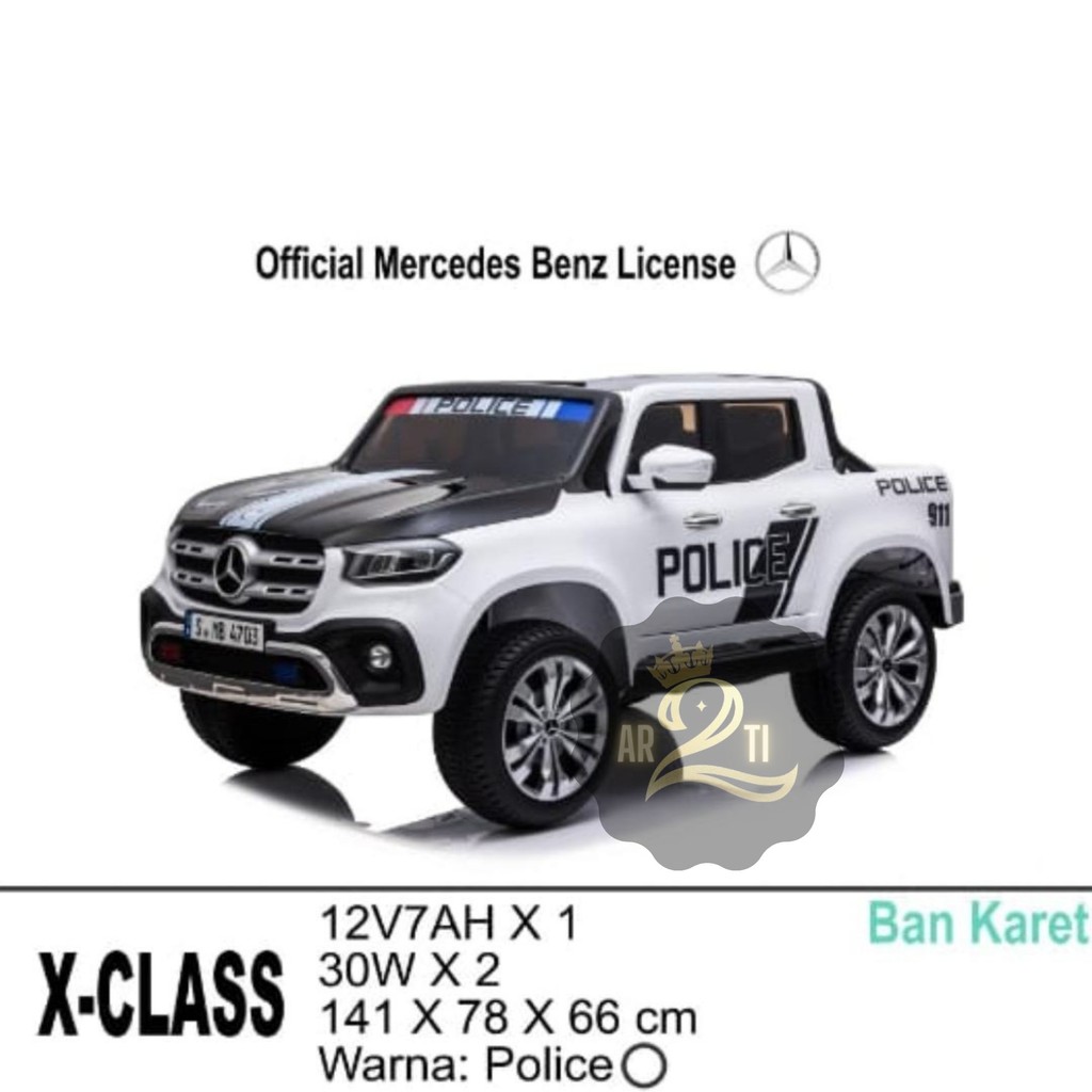Mobilan Aki Anak Model SUV Merk Unikid Tipe UK 730 Police