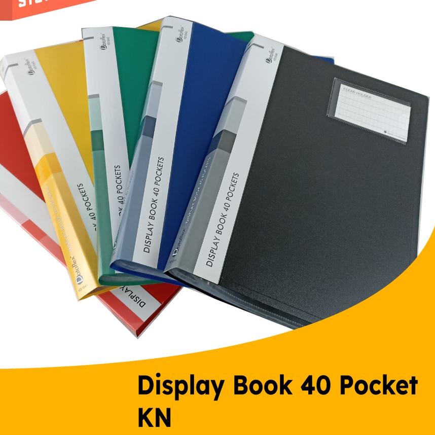 

HR6✶ Dataflex Display Book / Document Keeper / Clear Holder 40 Pocket KN DF-822 Barang Terlaris