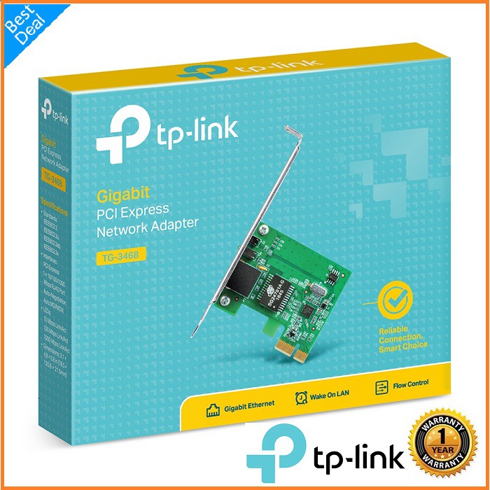 Lan Card Gigabit PCI Express Network Adaptor TP-LINK TG-3468