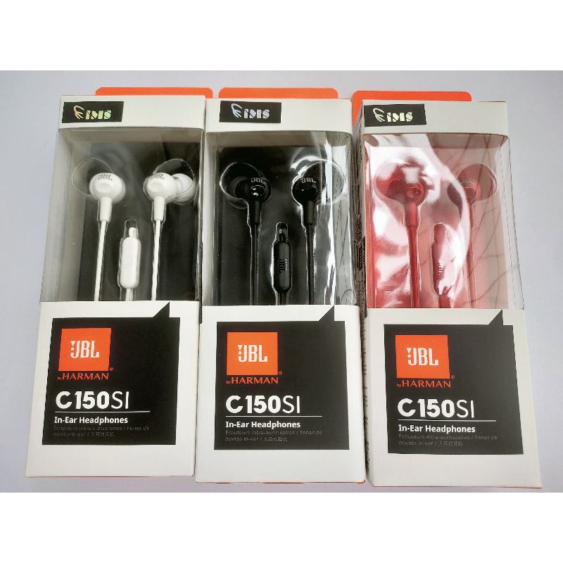 JBL C150Si ORIGINAL 100% In-Ear Earphone with Mic