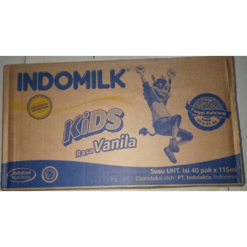 

Indomilk Kids Rasa Vanila Cokelat Strawberry 115 ml x 40 pcs