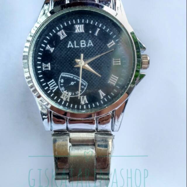 Jam Tangan Alba Hitam Murah