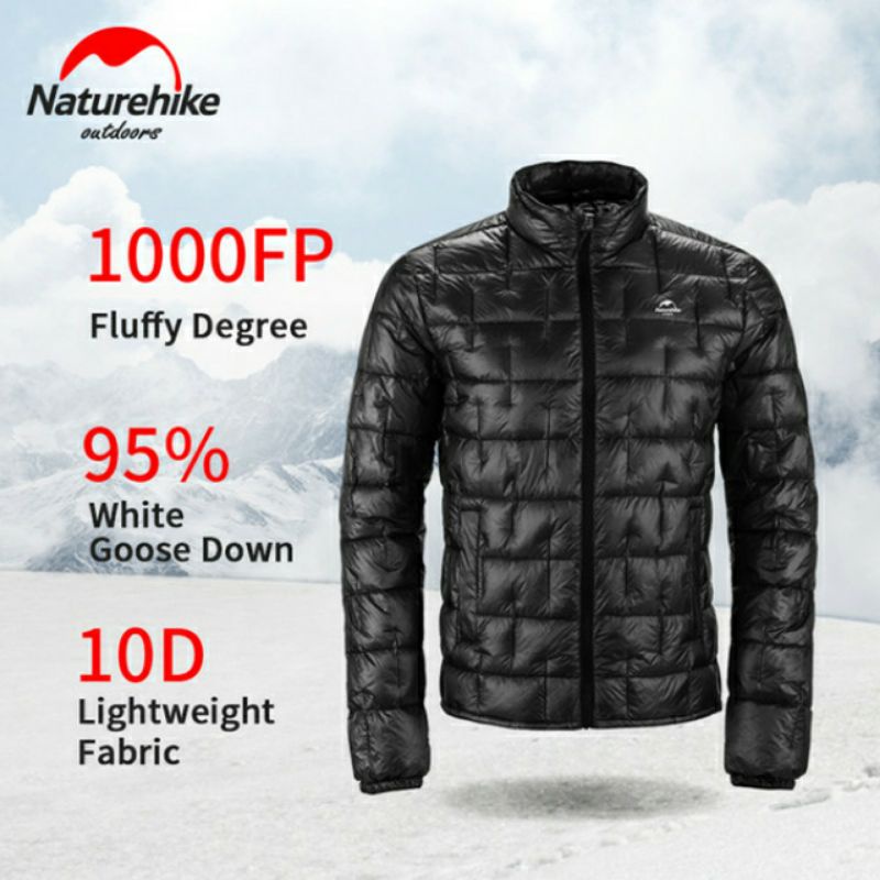 JAKET GOOSE DOWN NATUREHIKE NH19FS021 MANTEL JAKET MUSIM DINGIN WINTER OUTDOOR JACKET LIGHTWEIGHT UL