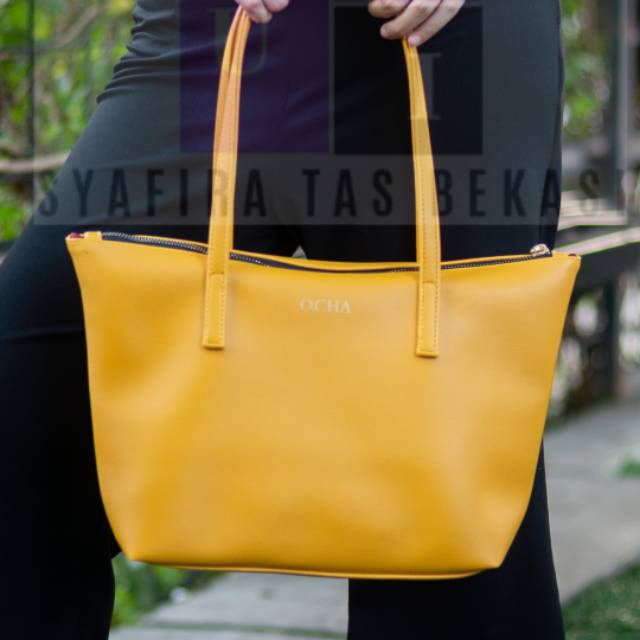 Fira totebag kuning/initial bag/tas nama