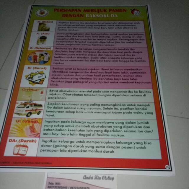 Poster Persiapan Merujuk Pasien Dengan Baksokuda Shopee Indonesia