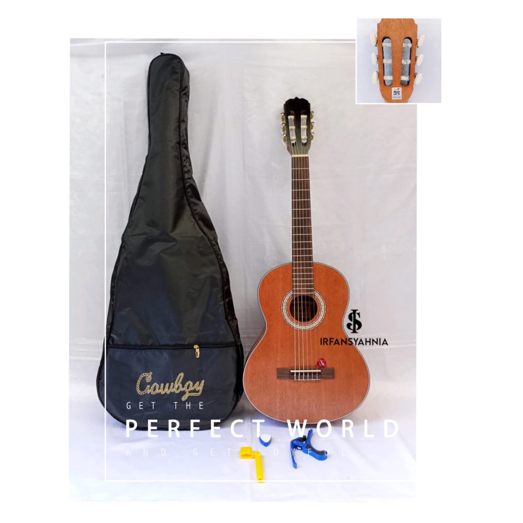 gitar cowboy gitar klasik CG 100 3/4 original cowboy gitar nylon